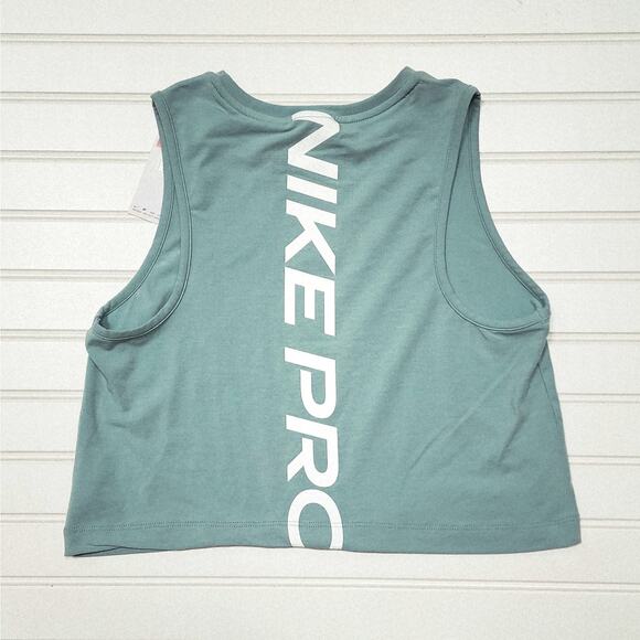 NWT Nike Pro Girls Dri-Fit Training Tank Top Size L Cannon - Picture 3 of 4